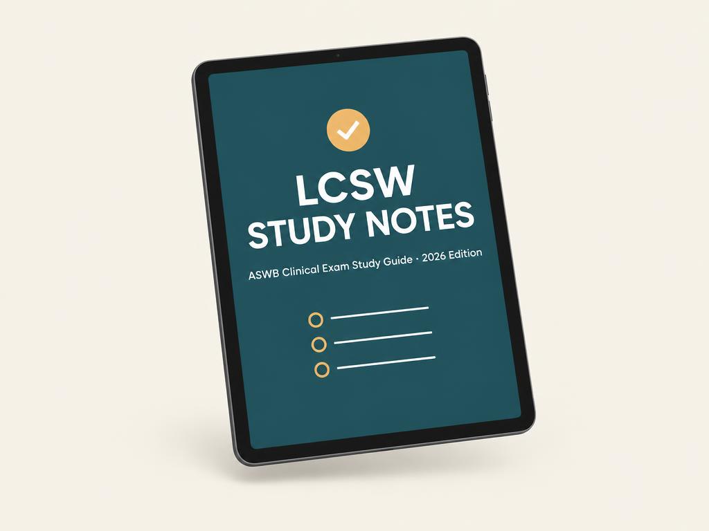 LCSW Study Notes guide — 229-page PDF